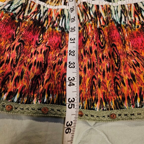 Gorgeous Colorful Notations Woman Maxi Skirt 2X - Picture 4 of 9